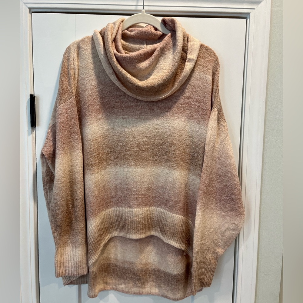 American Eagle Outfitters Gradient Cowl Neck Sweater